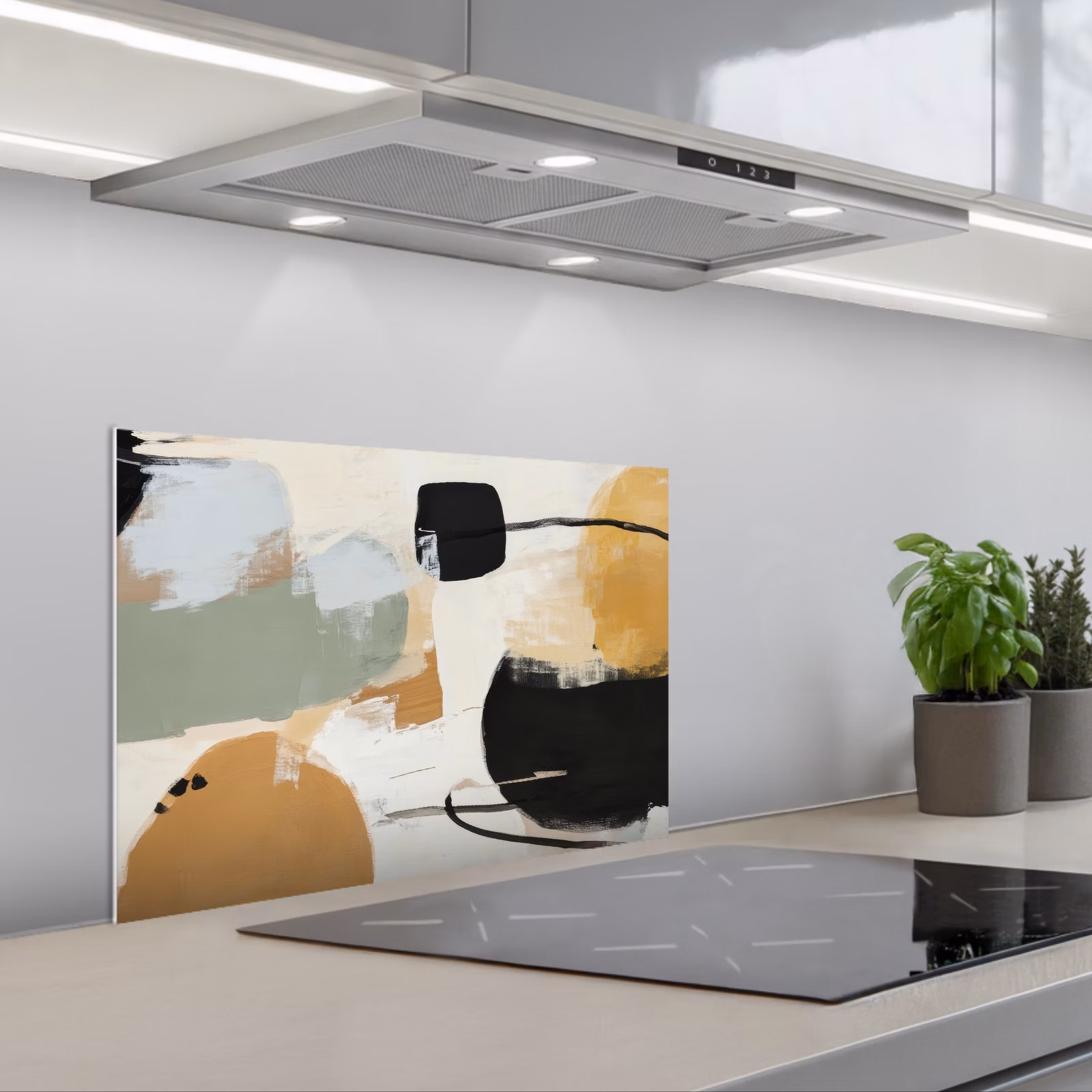 Paraschizzi cucina - Pittura - Astratto - Colori — 1