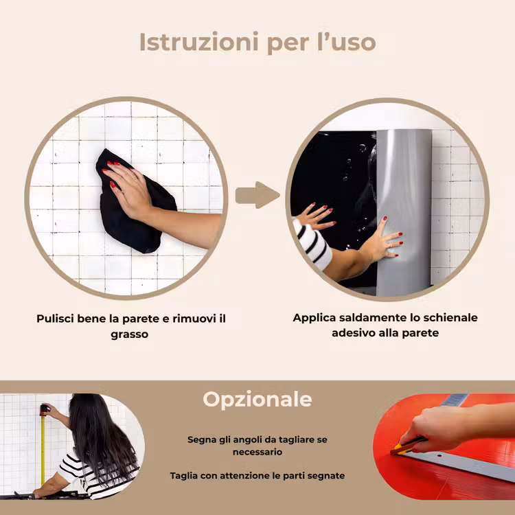Paraschizzi cucina - Koi - Pesce - Acqua - Nero — 6