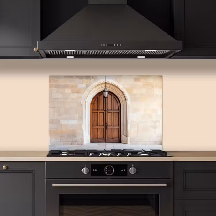 Paraschizzi cucina - Legno - Porta - Lanterna — 5