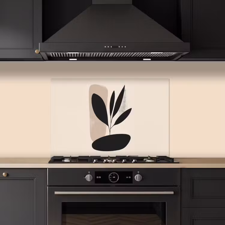 Paraschizzi cucina - Pianta - Beige - Giapponese — 5