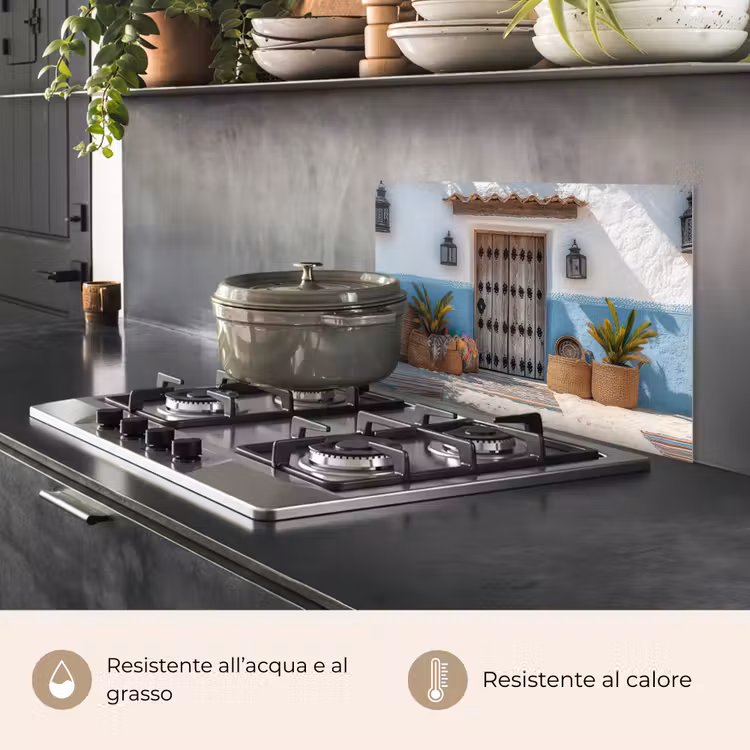 Paraschizzi cucina - Porta - Cestini - Piante — 2