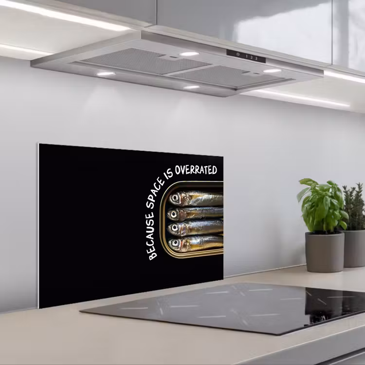 Paraschizzi cucina - Sardine - Testo - Pesce - In scatola — 1