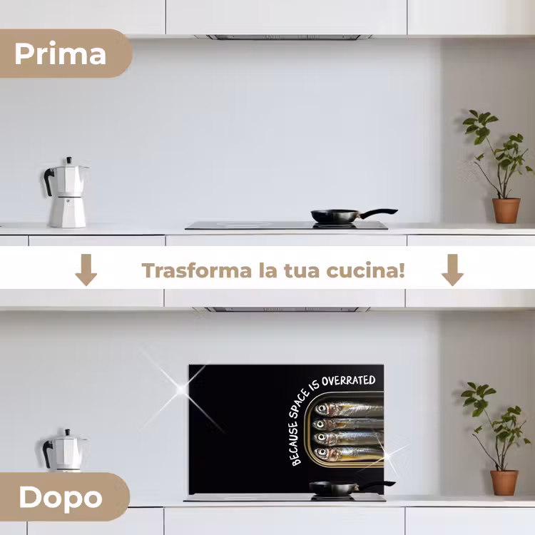 Paraschizzi cucina - Sardine - Testo - Pesce - In scatola — 7
