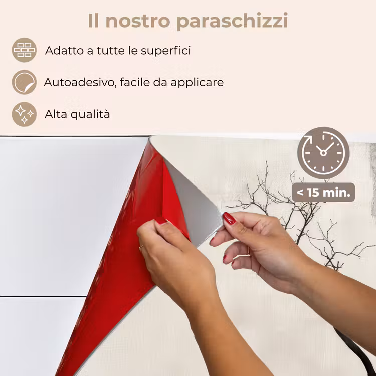 Paraschizzi cucina - Wabi sabi - Pianta - Beige — 4