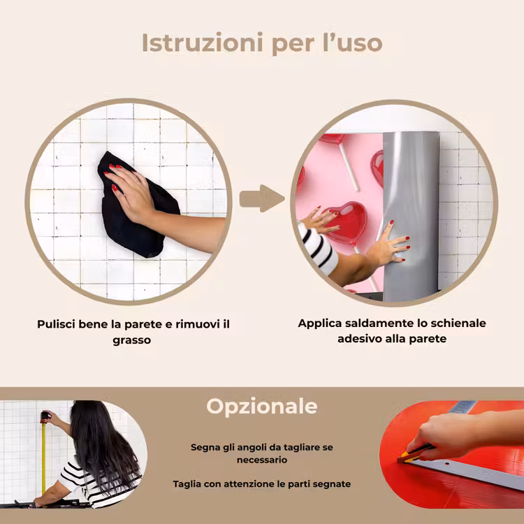 Paraschizzi cucina - Lecca-lecca - Cuori - Rosa — 6