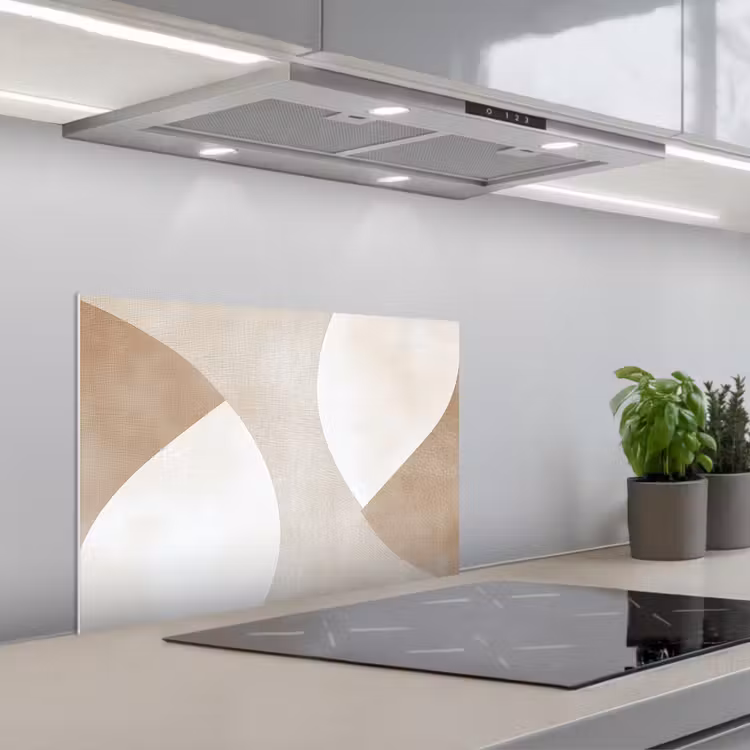 Paraschizzi cucina - Marrone - Giapponese - Astratto — 1