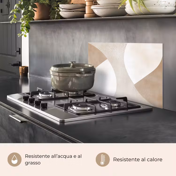 Paraschizzi cucina - Marrone - Giapponese - Astratto — 2