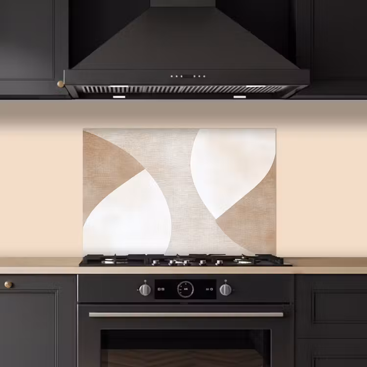 Paraschizzi cucina - Marrone - Giapponese - Astratto — 5
