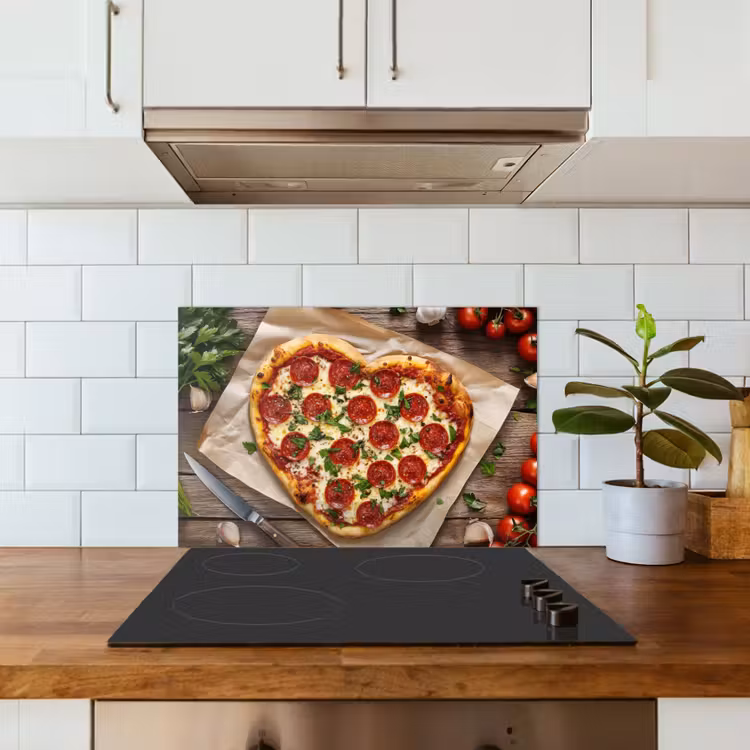 Paraschizzi cucina - Pizza - Cuore - Peperoni - Pomodoro — 3