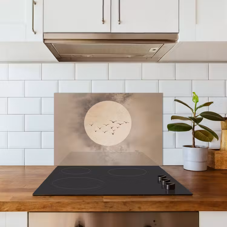 Paraschizzi cucina - Uccello - Beige - Giapponese — 3