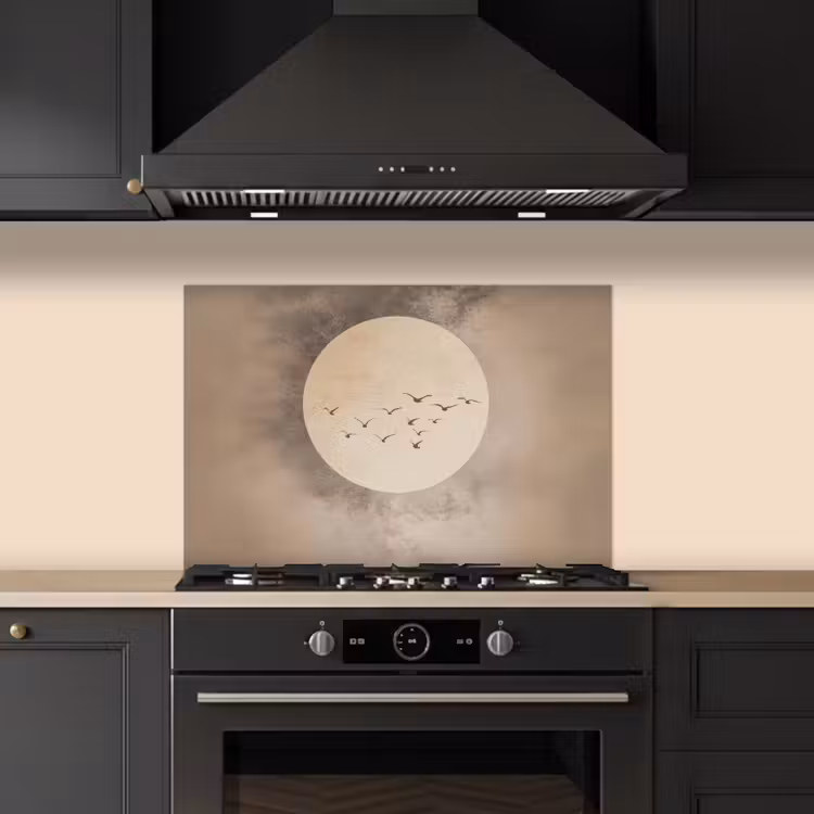 Paraschizzi cucina - Uccello - Beige - Giapponese — 5