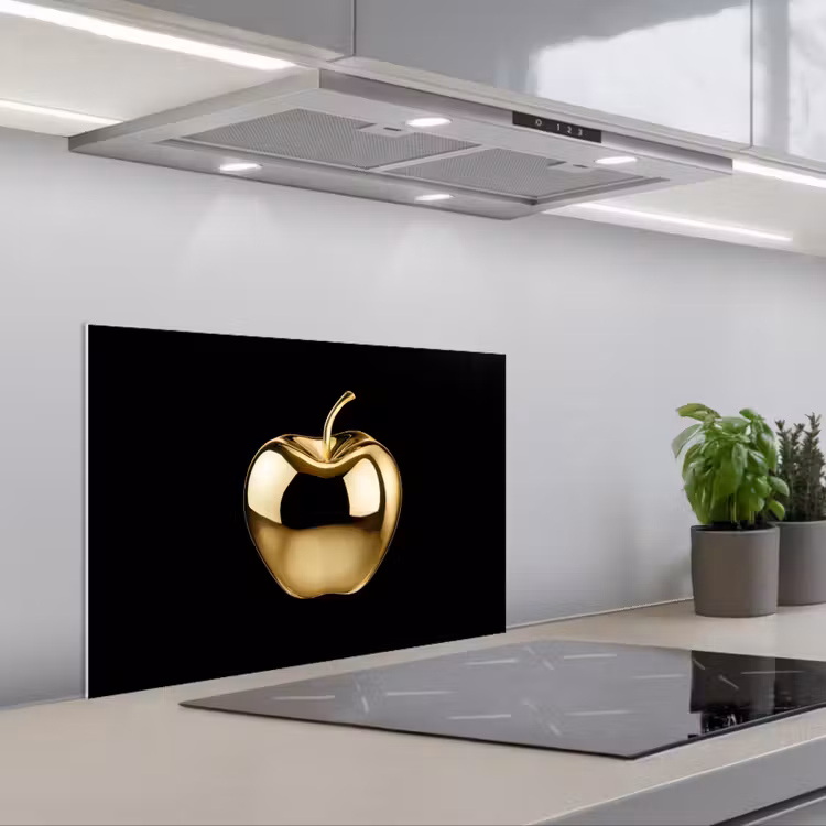 Paraschizzi cucina - Mela - Oro - Cromo - Nero — 1