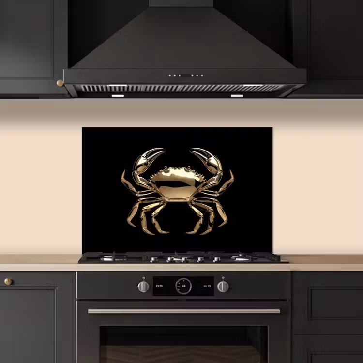 Paraschizzi cucina - Oro - Granchio - Animali - Nero — 5