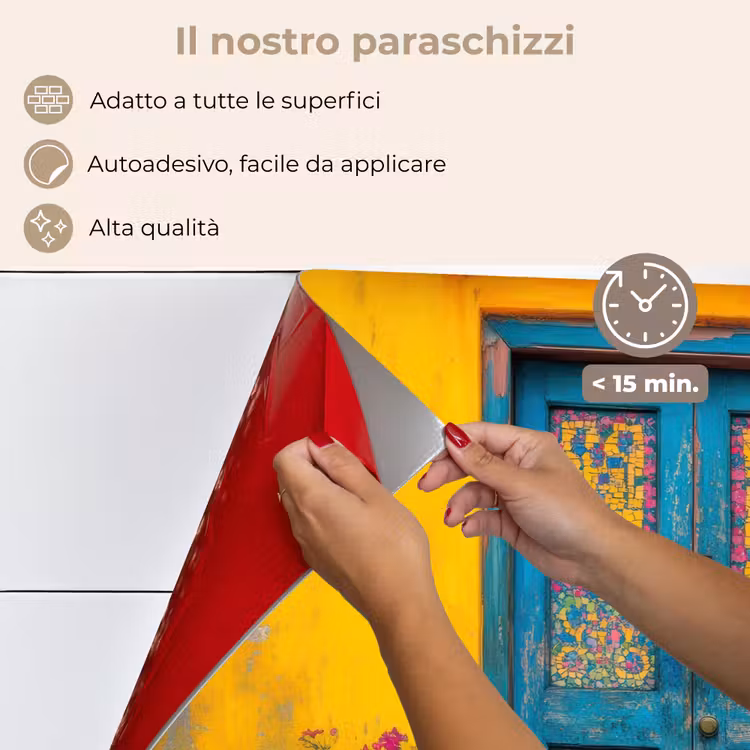 Paraschizzi cucina - Porte - Colorate - Piante — 4