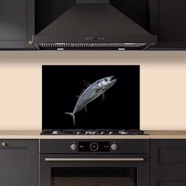 Paraschizzi cucina - Sgombro - Pesce - Nero — 5