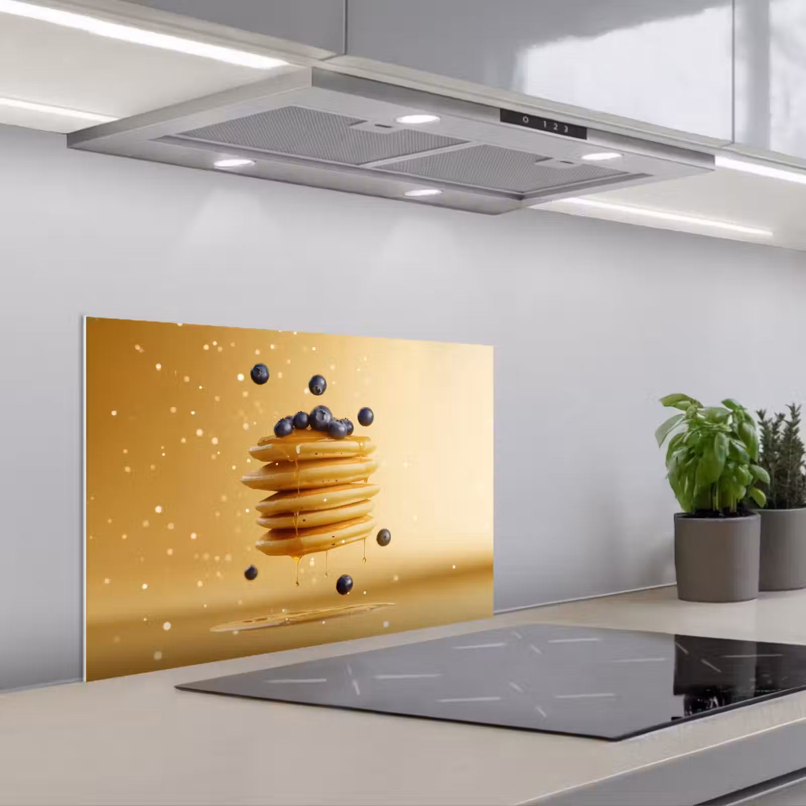 Paraschizzi cucina - Pancake - Cibo - Miele - Giallo — 1