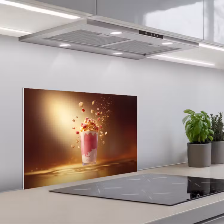 Paraschizzi cucina - Lampone - Frullato - Bevanda - Rosa — 1