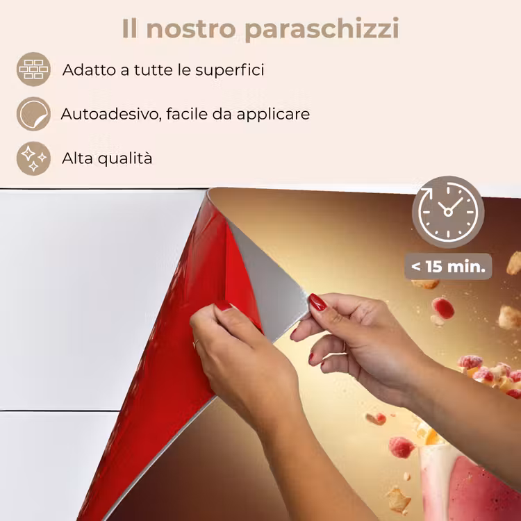 Paraschizzi cucina - Lampone - Frullato - Bevanda - Rosa — 4