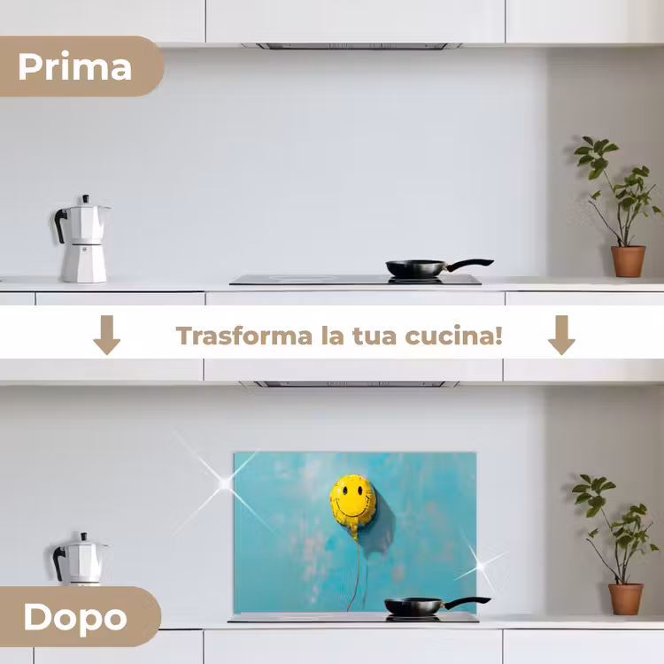 Paraschizzi cucina - Palloncino - Giallo - Smiley — 7