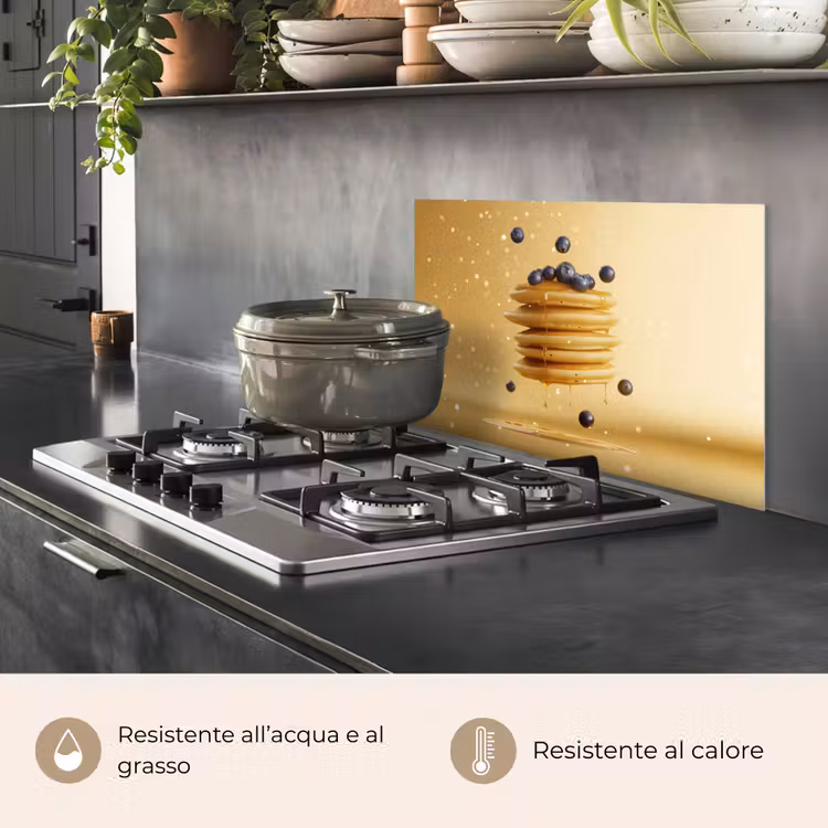 Paraschizzi cucina - Pancake - Cibo - Miele - Giallo — 2