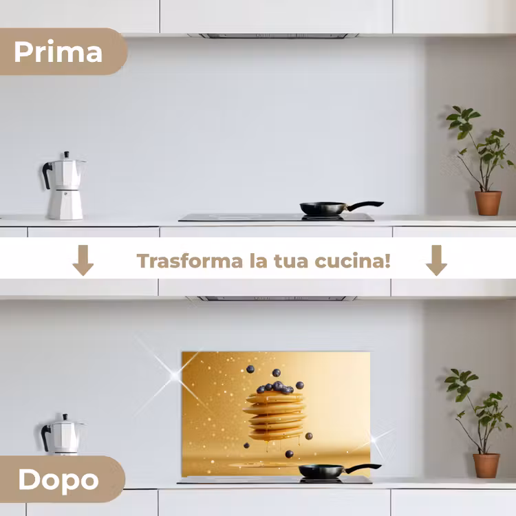 Paraschizzi cucina - Pancake - Cibo - Miele - Giallo — 7