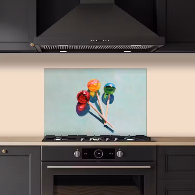 Paraschizzi cucina - Lecca-lecca - Ombra - Tre - Blu — 5