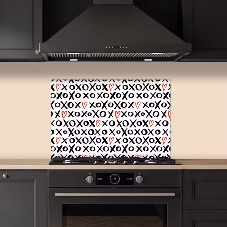 Paraschizzi cucina - Personaggi - Cuori - Rosso — 5