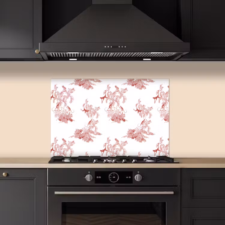 Paraschizzi cucina - Scimpanzé - Piantagione - Rosso — 5