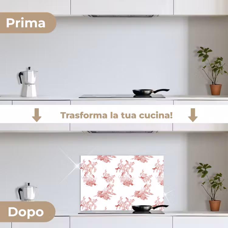 Paraschizzi cucina - Scimpanzé - Piantagione - Rosso — 7