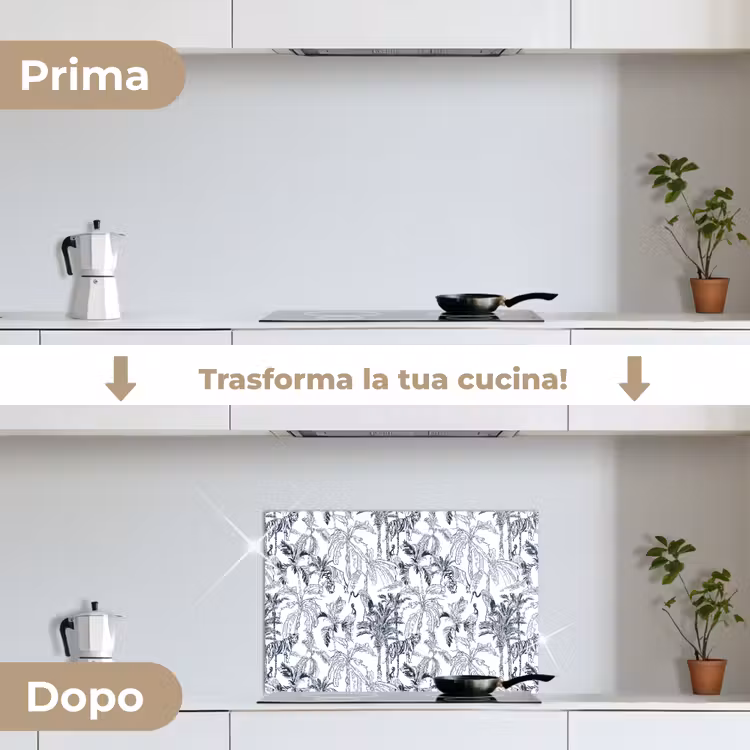 Paraschizzi cucina - Tigre - Giungla - Blu — 7