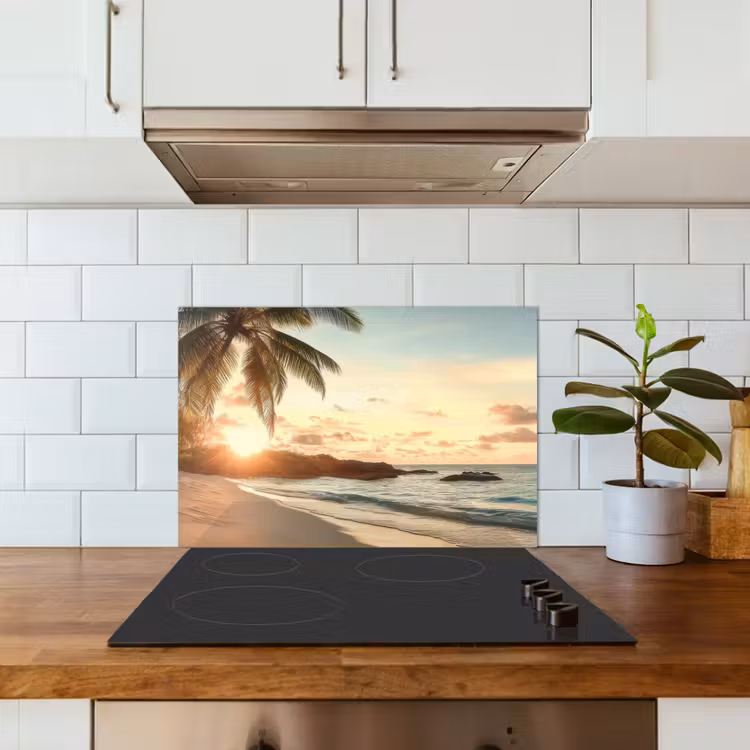 Paraschizzi cucina - Spiaggia - Palme - Oceano - Tramonto — 3