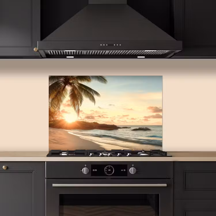 Paraschizzi cucina - Spiaggia - Palme - Oceano - Tramonto — 5