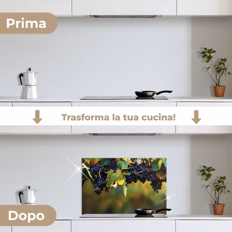 Paraschizzi cucina - Uva - Vino - Natura - Verde — 7