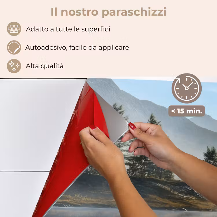 Paraschizzi cucina - Lago - Nebbia - Montagne - Paesaggio — 4
