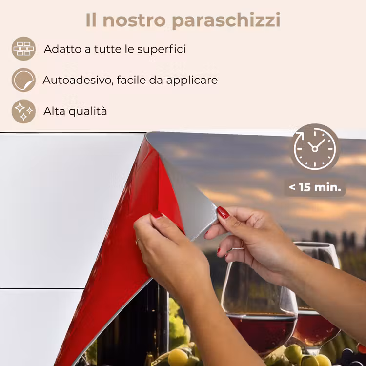 Paraschizzi cucina - Vino - Uva - Colline - Paesaggio — 4