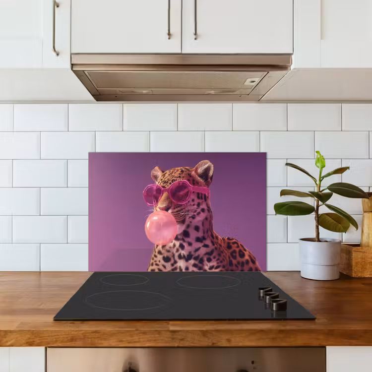 Paraschizzi cucina - Panther - Occhiali da sole - Chewing Gum Bubble - Rosa — 3