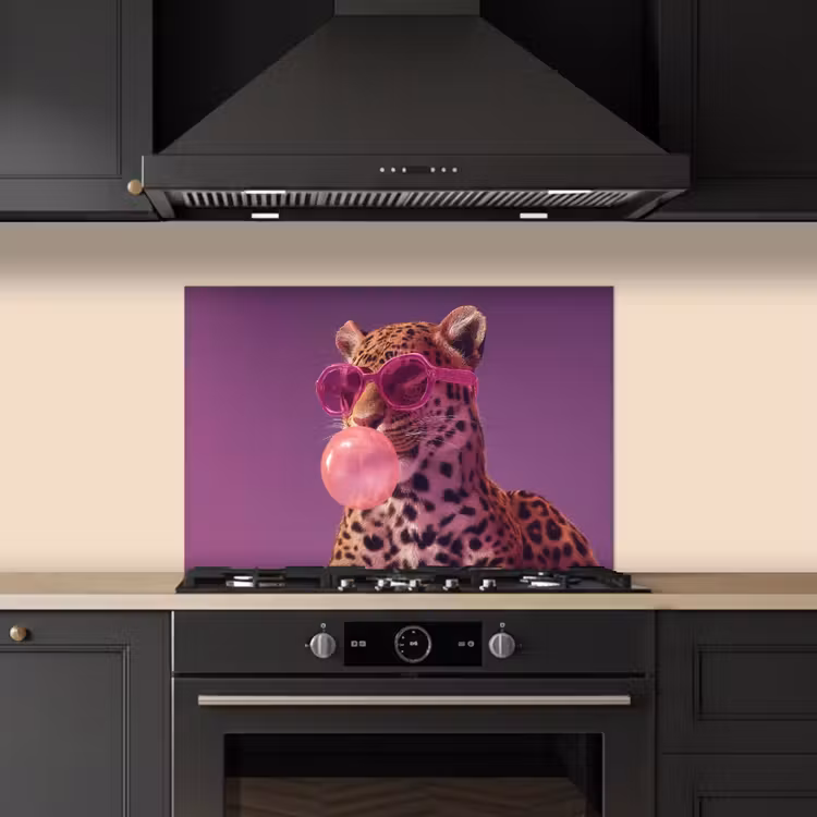Paraschizzi cucina - Panther - Occhiali da sole - Chewing Gum Bubble - Rosa — 5