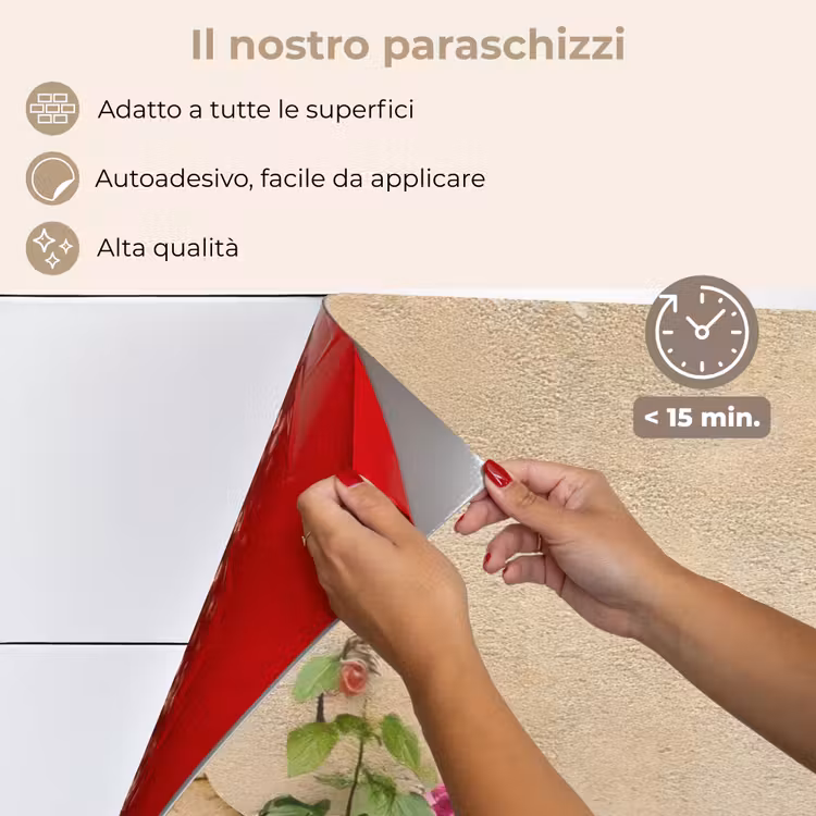 Paraschizzi cucina - Rose - Parete - Vintage — 4