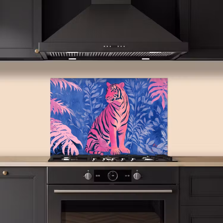 Paraschizzi cucina - Tigre - Rosa - Foglia - Giungla — 5