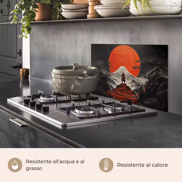Paraschizzi cucina - Guerriero - Passi rossi - Sole - Montagna — 2