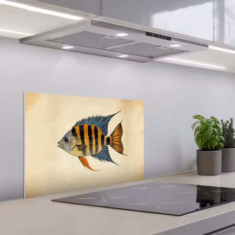 Paraschizzi cucina - Pesce - Tropicale - Strisce - Pinne — 1
