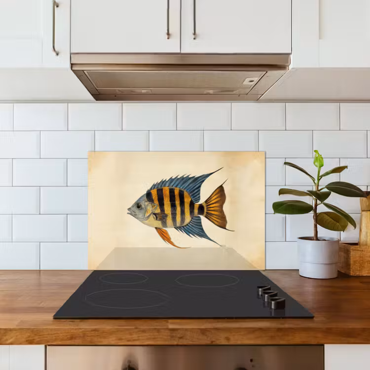 Paraschizzi cucina - Pesce - Tropicale - Strisce - Pinne — 3