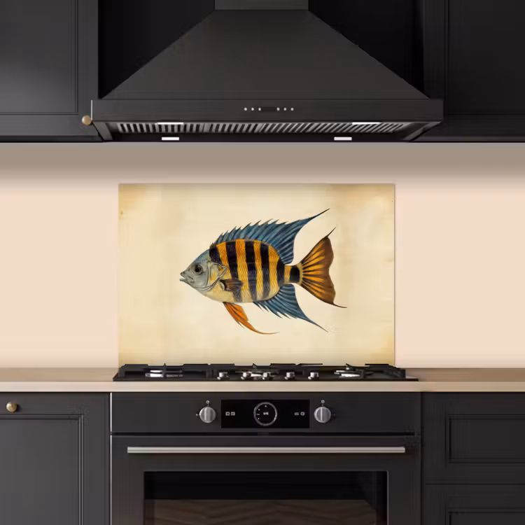 Paraschizzi cucina - Pesce - Tropicale - Strisce - Pinne — 5