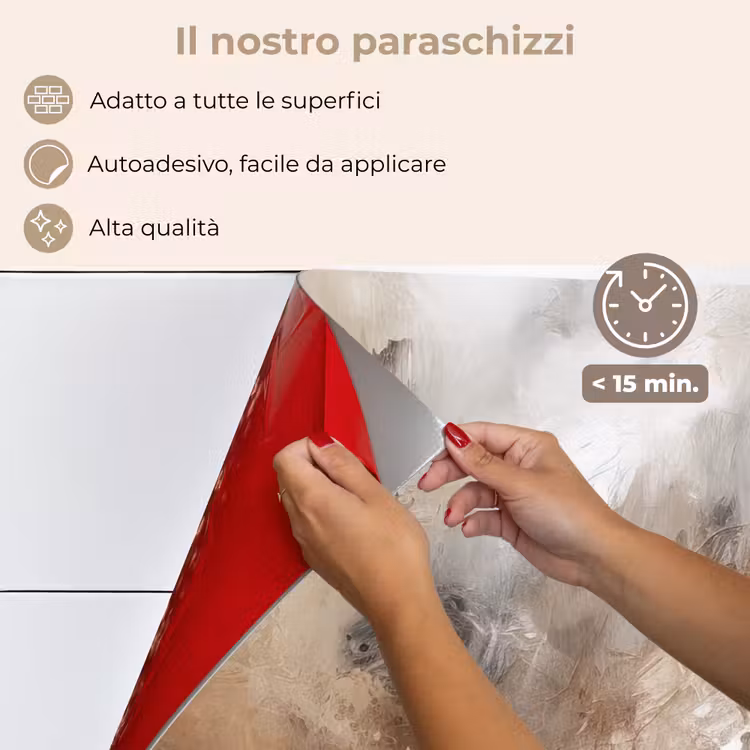 Paraschizzi cucina - Pittura - Astratta - Beige - Arte — 4