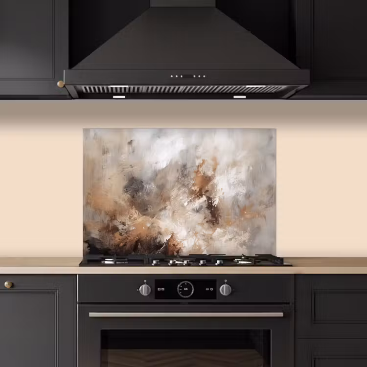 Paraschizzi cucina - Pittura - Astratta - Beige - Arte — 5