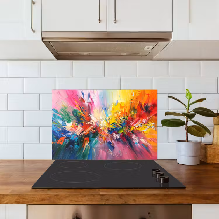 Paraschizzi cucina - Vernice - Colorata - Esplosione — 3