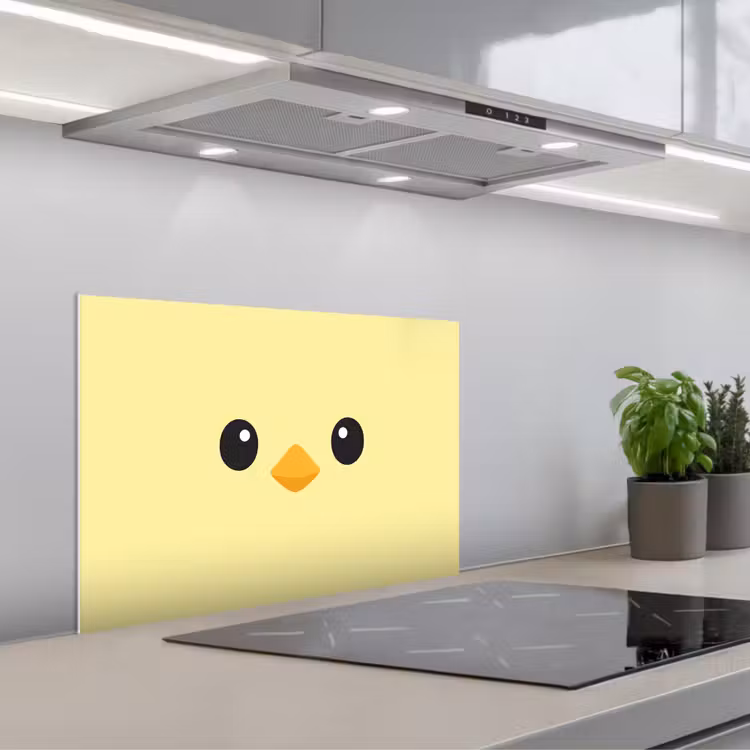 Paraschizzi cucina - Pulcino - Allegro - Giallo - Minimalista — 1