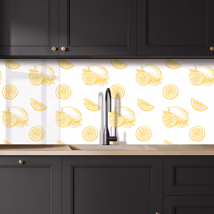 Schienale cucina - Limone - Modello - Giallo — 6