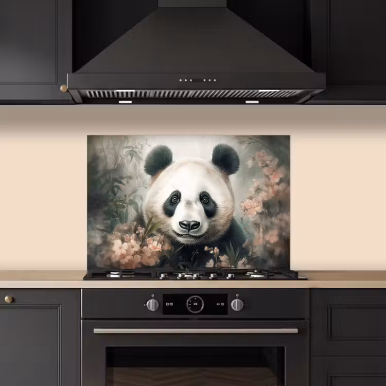 Paraschizzi cucina - Panda - Animali - Piante — 5