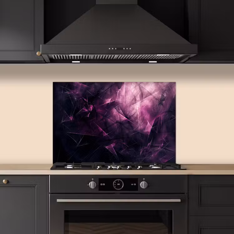 Paraschizzi cucina - Viola - Luce - Nero — 5